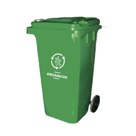 Contenedor 120 Litros tapa plana
